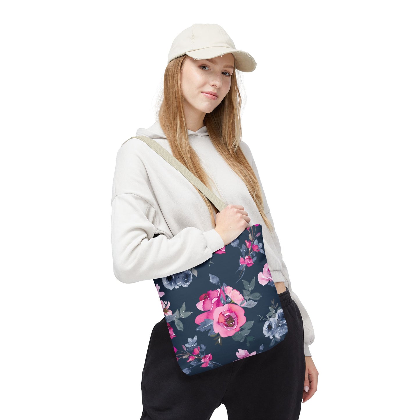Floral Print Tote Bag, Stylish Carryall for Every Occasion, Eco-Friendly Shopping Bag, Travel Tote, Gift for Her