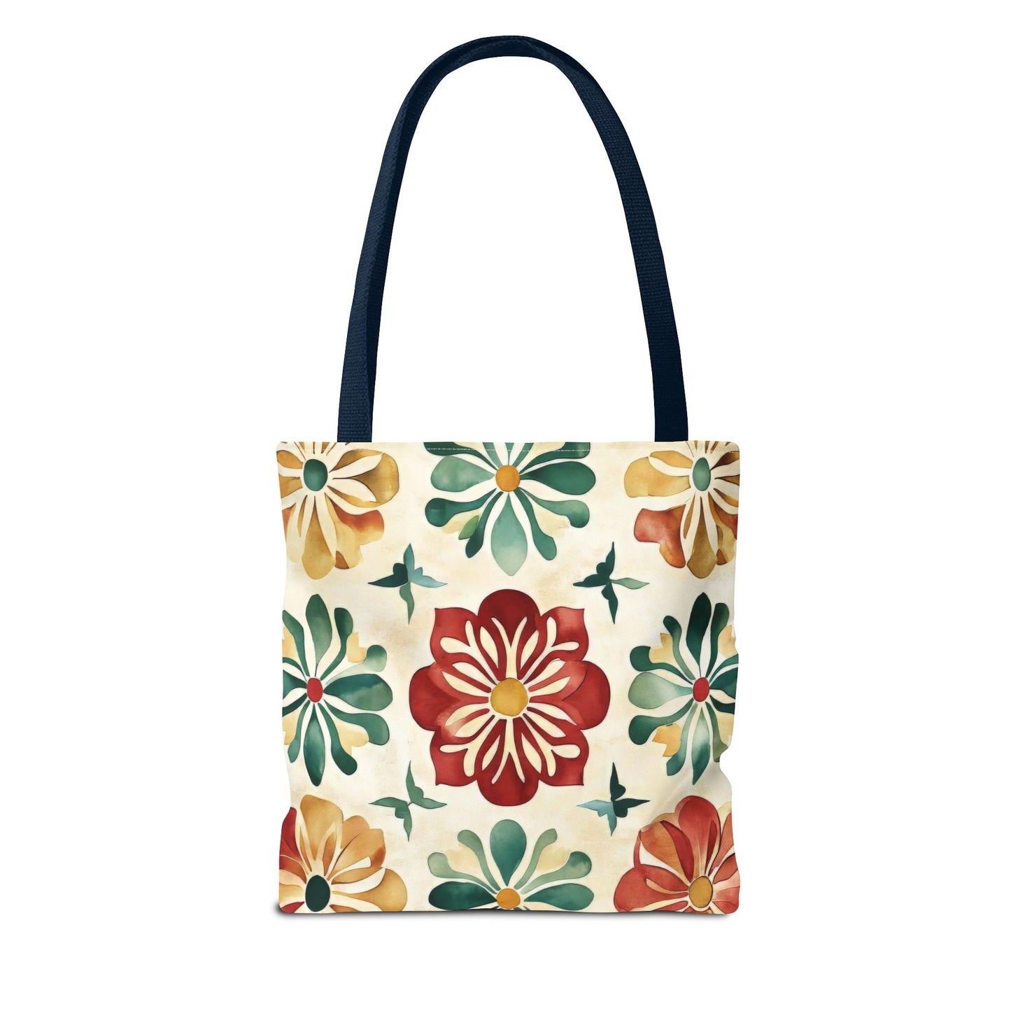 Boho Floral Tote Bag, Stylish Canvas Shopper, Eco-Friendly Bag, Beach, Travel, Grocery, Gift for Her