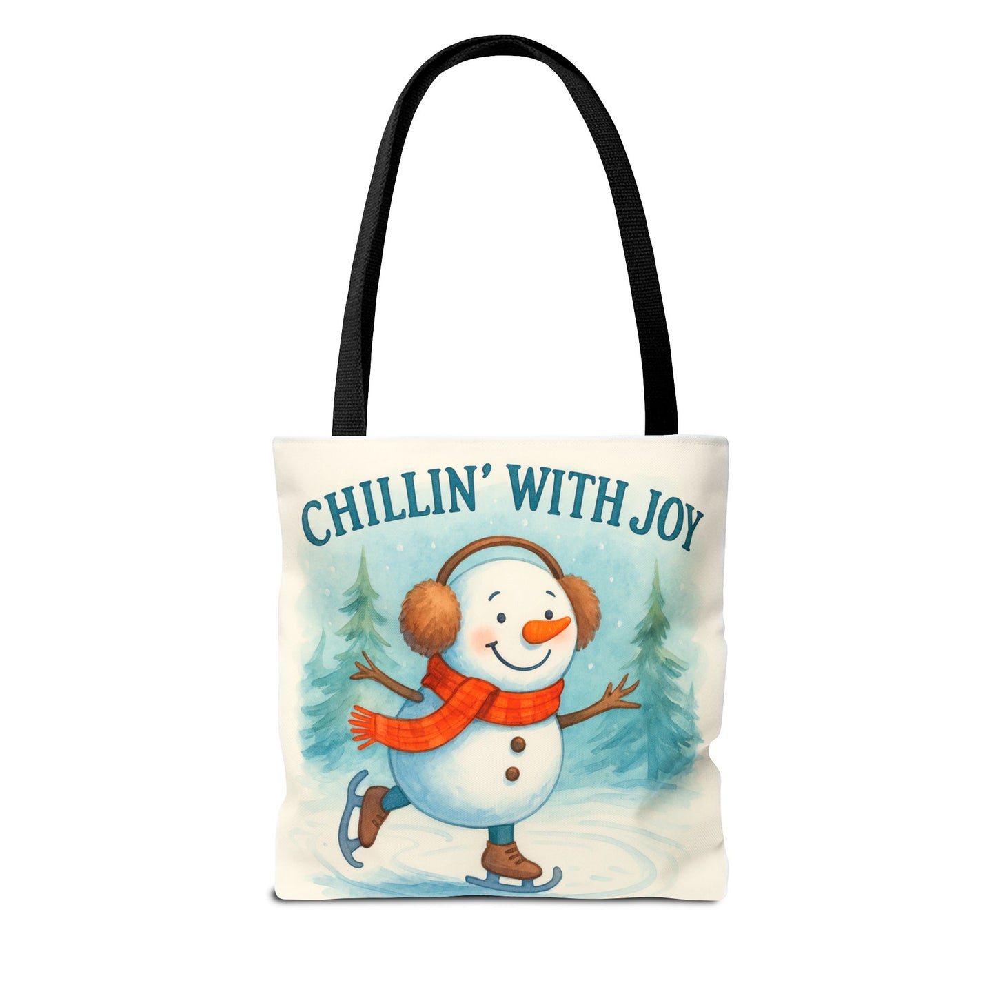 Chillin' With Joy Holiday Tote Bag