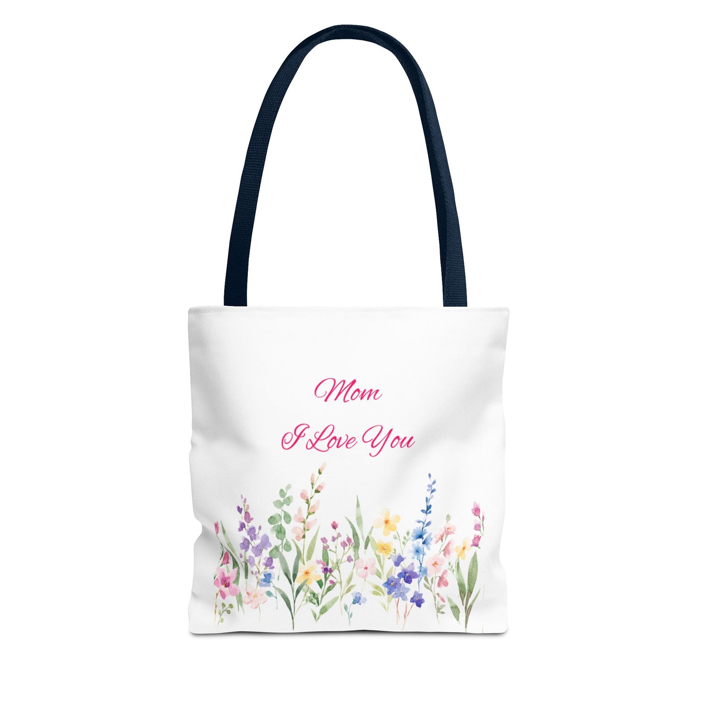 Floral Tote Bag for Moms, Mother's Day Gift, Reusable Shopping Bag, Elegant Floral Design, Eco-Friendly Mom Purse, Daily Use Bag