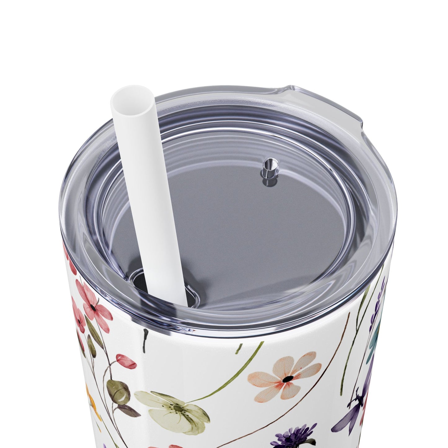 Floral Skinny Tumbler with Straw, 20oz | Elegant Drinkware for Floral Lovers, Eco-Friendly Travel Mug, Perfect Gift for Her, Wedding, [...]