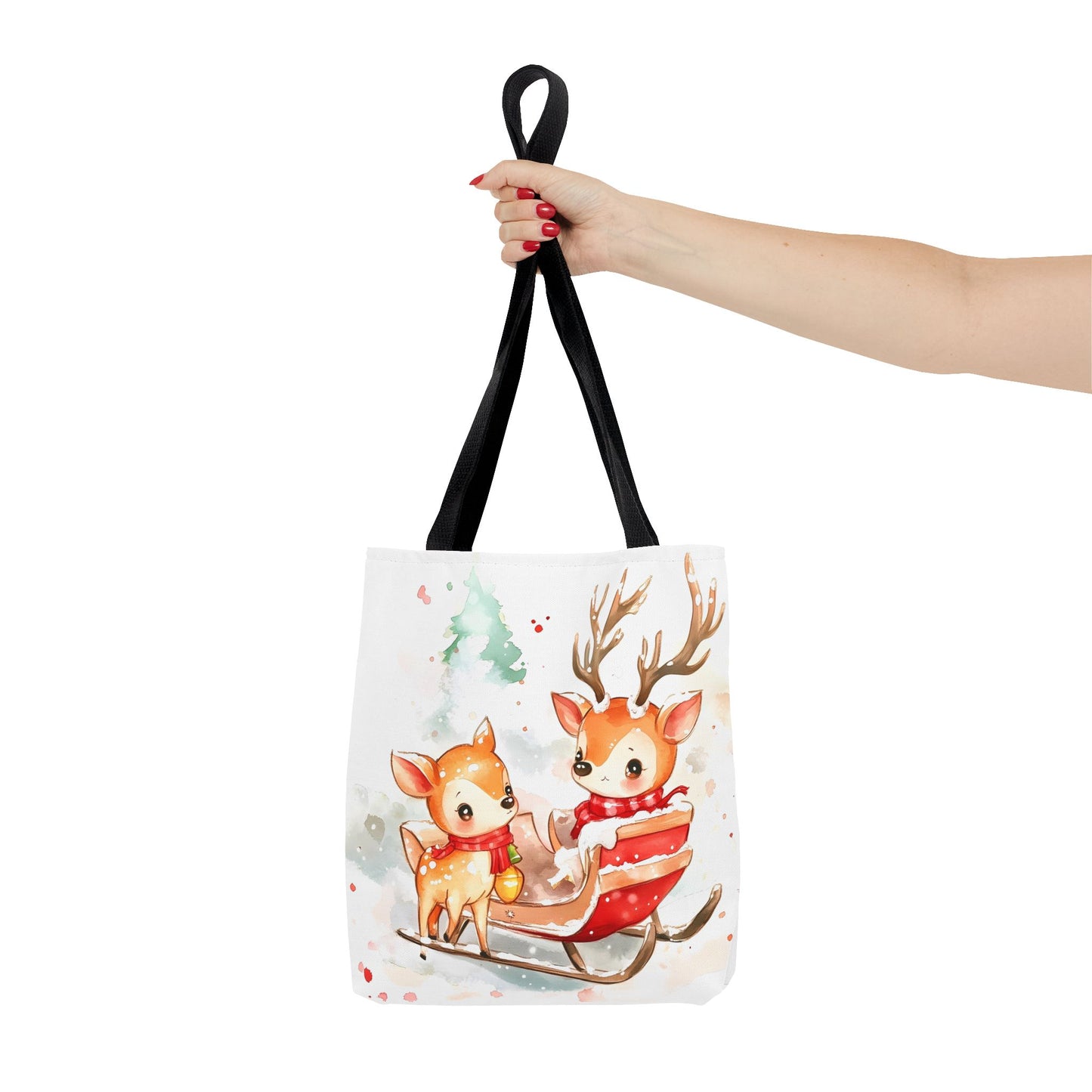 Christmas Deer Tote Bag