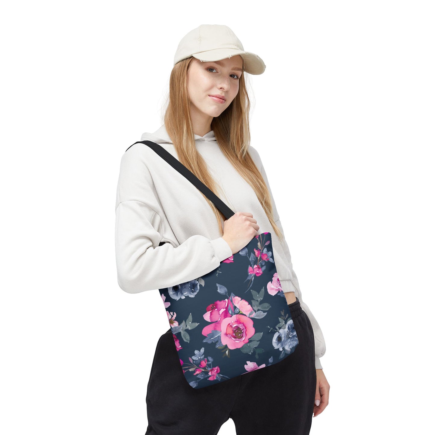 Floral Print Tote Bag, Stylish Carryall for Every Occasion, Eco-Friendly Shopping Bag, Travel Tote, Gift for Her