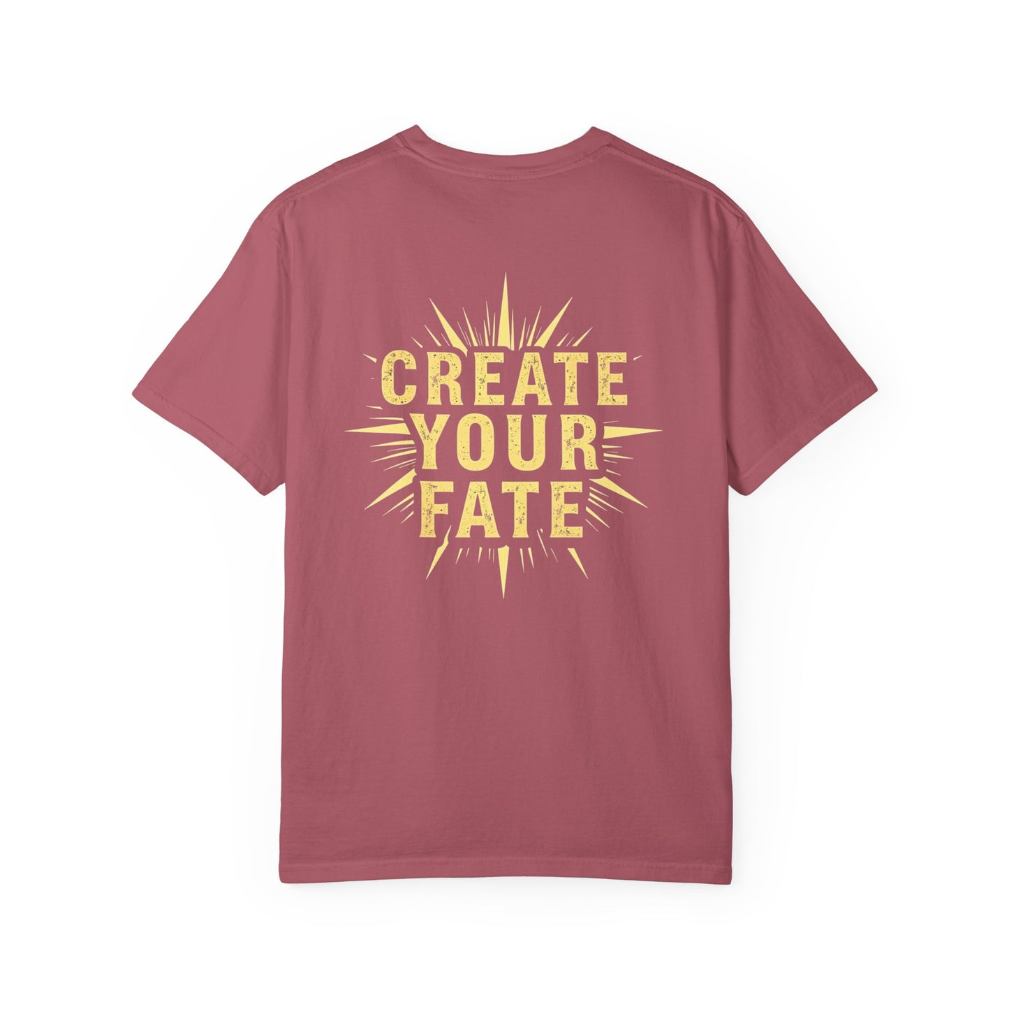 Unisex Garment-Dyed T-Shirt - 'Create Your Fate' Inspirational Tee, Motivational Shirt for Dreamers, Gift for Friends, Casual Wear, [...]