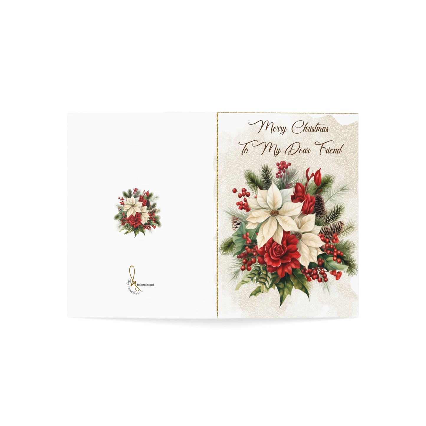 Festive Christmas Greeting Cards - Set of 1, 10, 30, or 50pcs