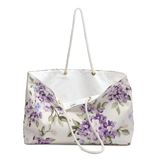 Floral Weekender Bag - Stylish Travel Tote for Weekend Getaways, Perfect for Beach, Gym, and Overnight Trips