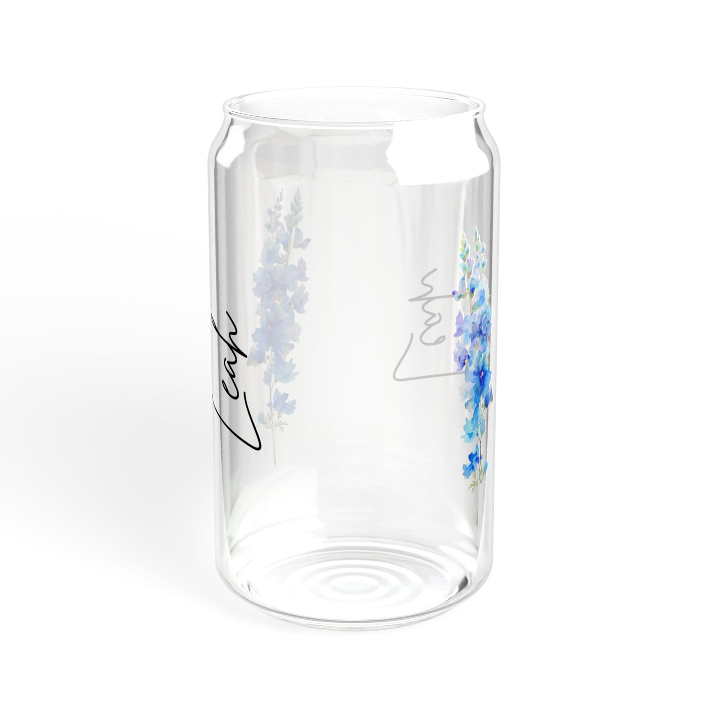 Floral Glass Sipper with Bamboo Lid, Eco-Friendly Drinkware, Reusable, Perfect for Summer Gatherings, Gifts for Friends and Family, [...]