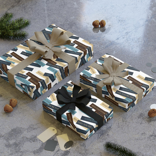 Stylish Gift Wrapping Paper Roll - Modern Geometric Design for All Occasions, Holiday Gift Wrap, Creative Packaging, Fun Gift Decor