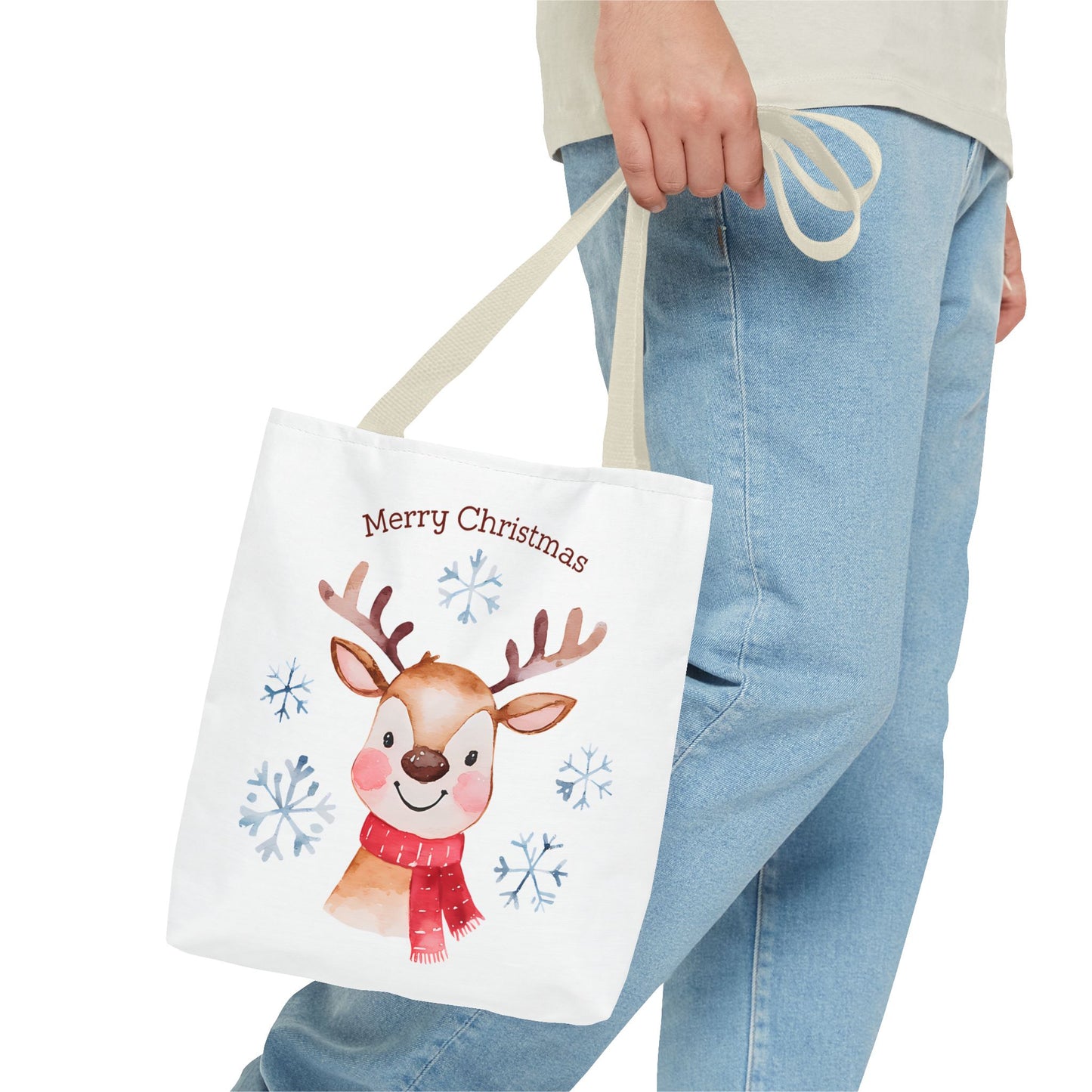 Reindeer Tote Bag for Holidays