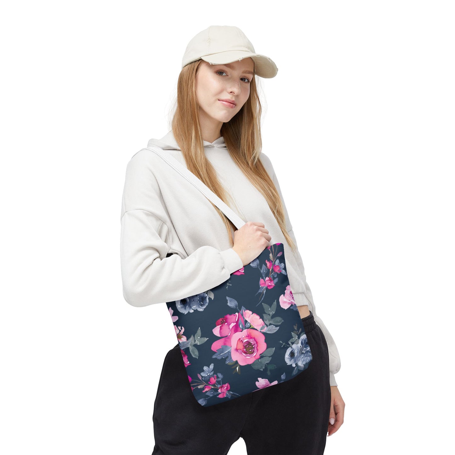 Floral Print Tote Bag, Stylish Carryall for Every Occasion, Eco-Friendly Shopping Bag, Travel Tote, Gift for Her