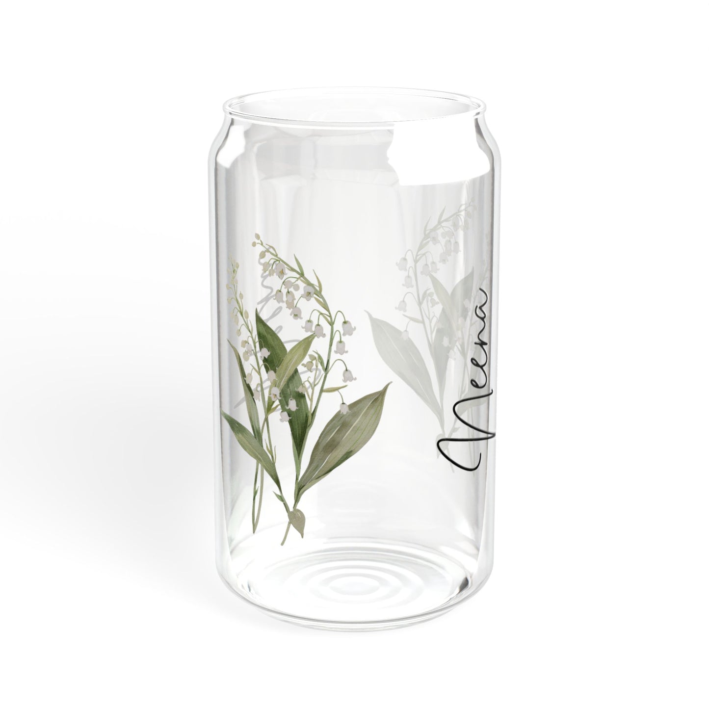 Stylish Sipper Glass with Floral Design, 16oz Glass Water Bottle, Eco-Friendly Beverage Container, Unique Gift for Nature Lovers, [...]