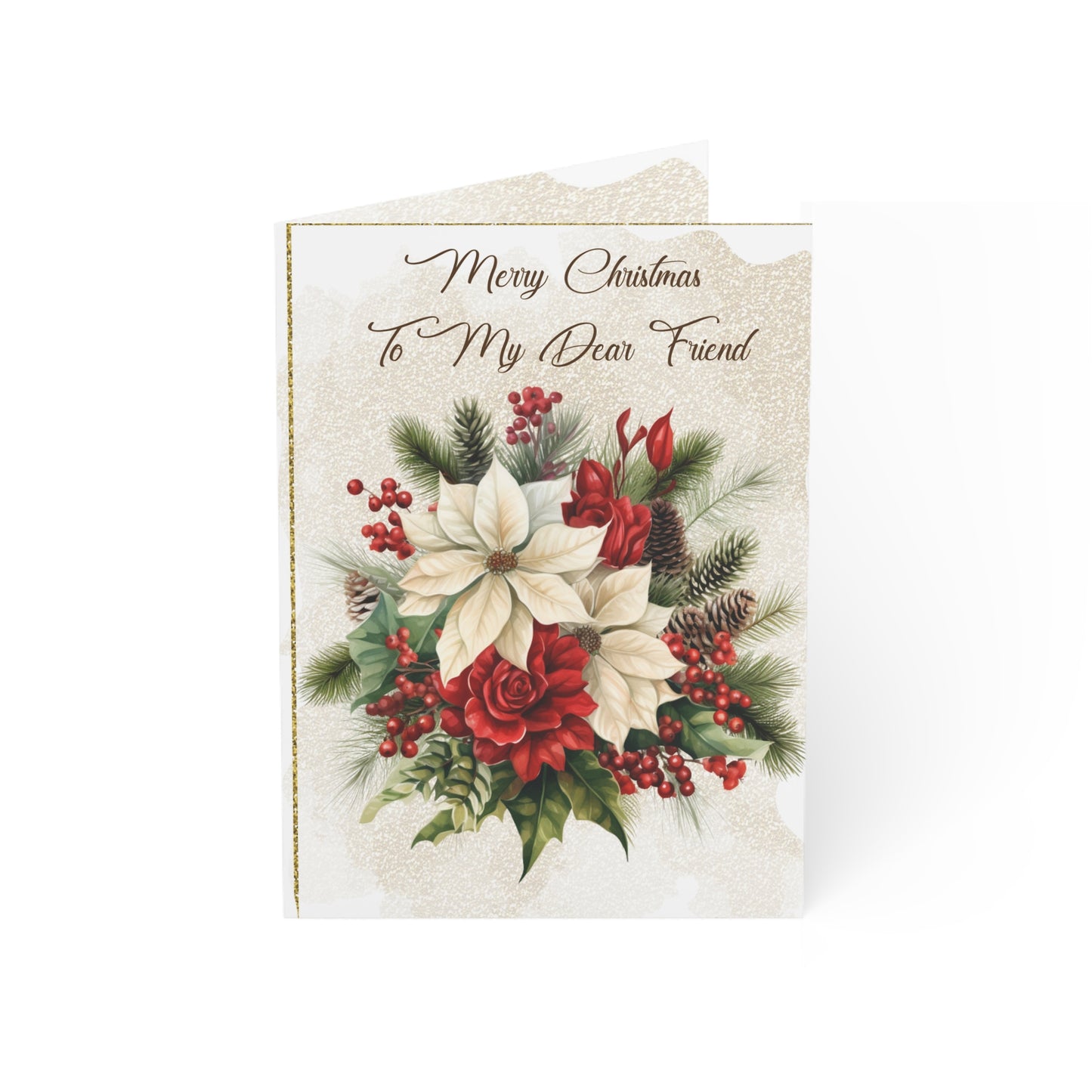Festive Christmas Greeting Cards - Set of 1, 10, 30, or 50pcs