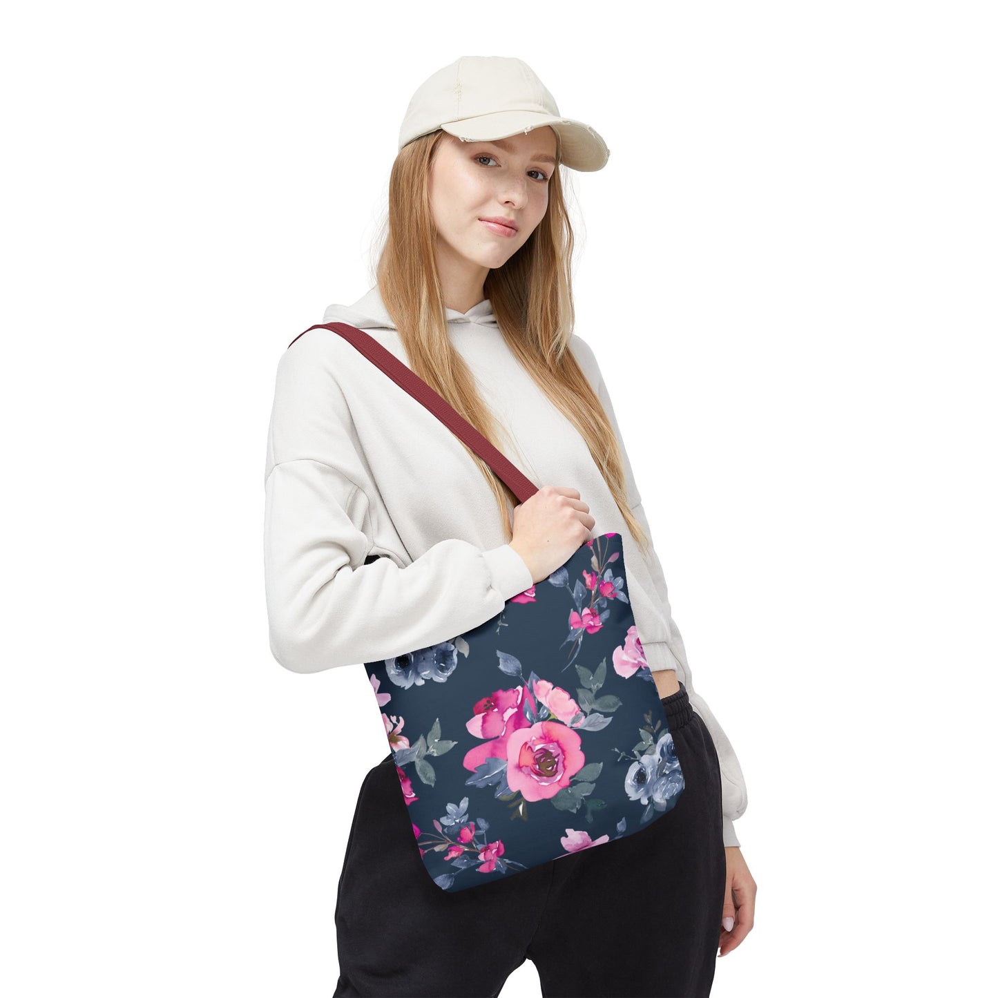 Floral Print Tote Bag, Stylish Carryall for Every Occasion, Eco-Friendly Shopping Bag, Travel Tote, Gift for Her