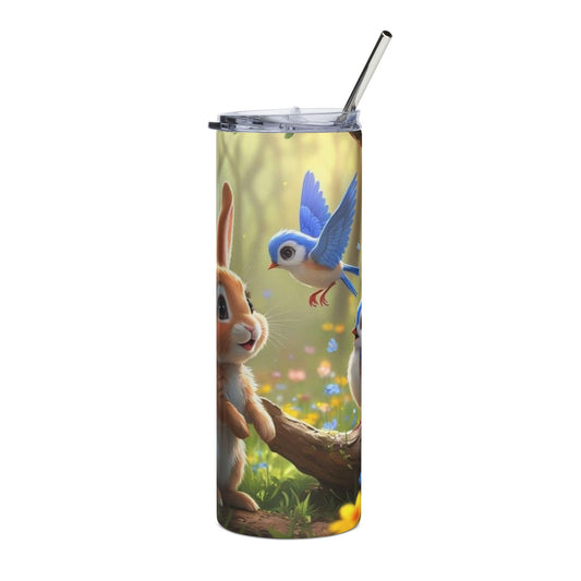Whimsical Forest Friends Tumbler | 20oz Stainless Steel Drinkware for Nature Lovers, Eco-Friendly Travel Mug, Kids Gift, Spring Decor, [...]