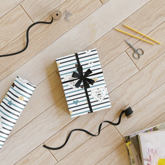 Heartfelt Gift Wrapping Paper Roll, Perfect for Celebrations, Birthdays, Holidays, Valentine’s Day, Eco-Friendly Wrap