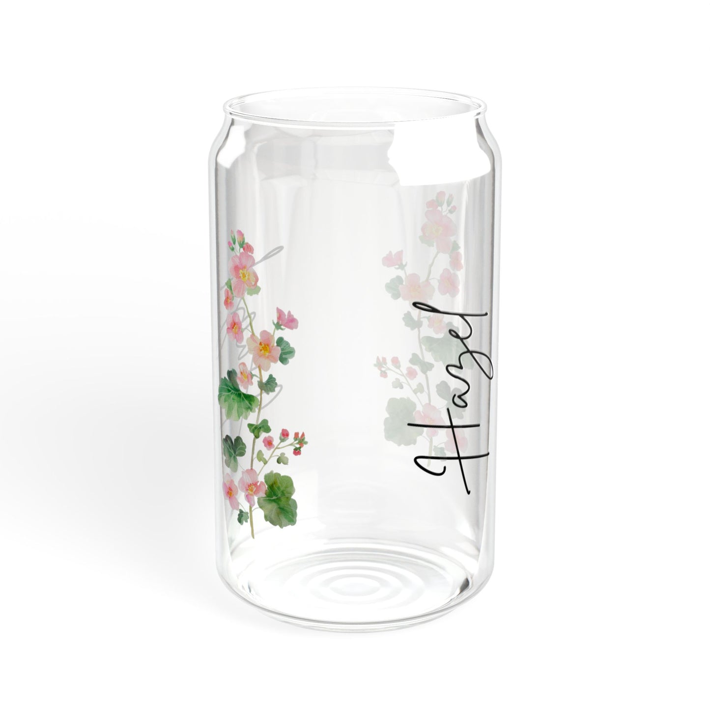 Floral Insulated Sipper Glass, Eco-Friendly Drinkware, Gift for Her, Summer Essentials, Stylish Water Bottle, Trending Home Decor