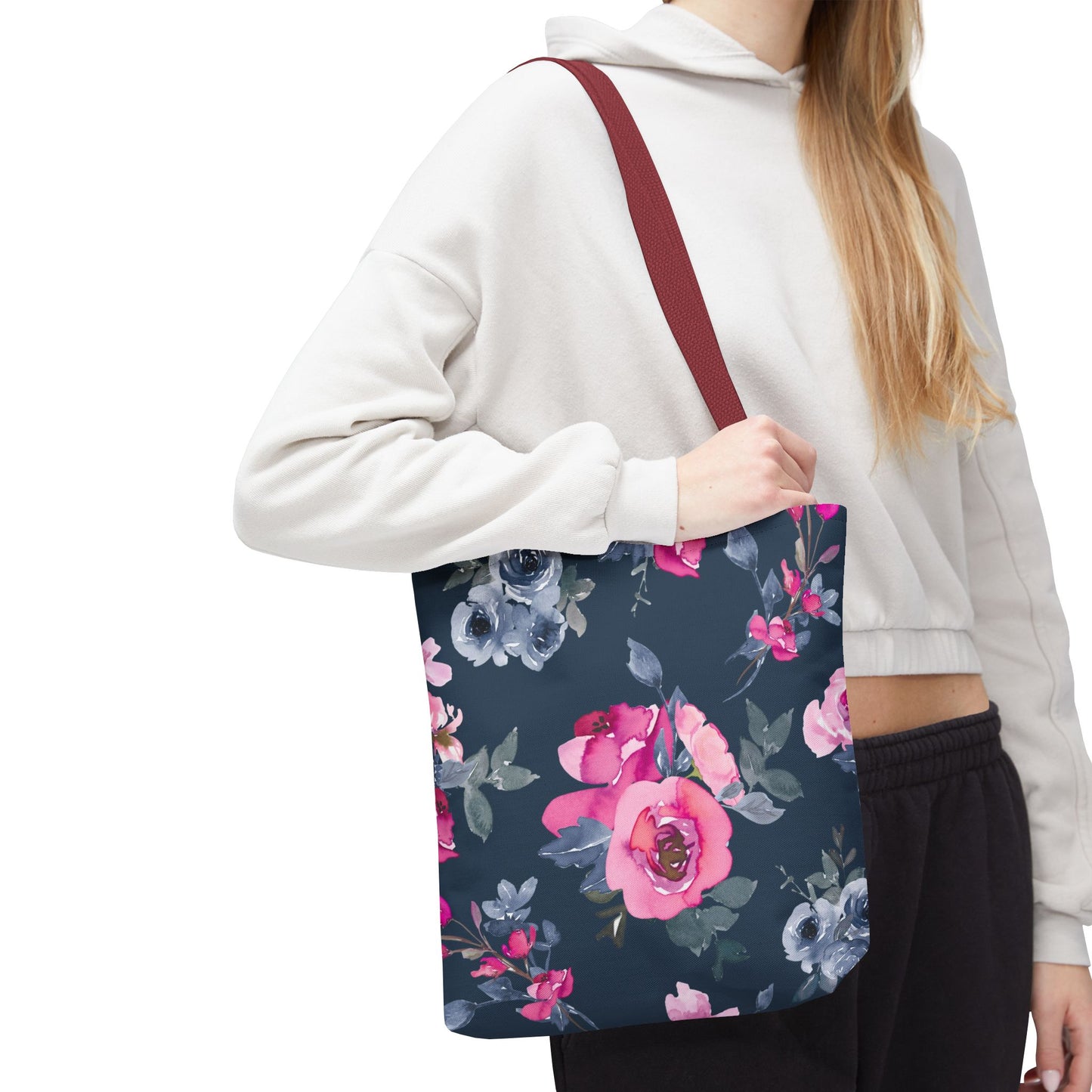 Floral Print Tote Bag, Stylish Carryall for Every Occasion, Eco-Friendly Shopping Bag, Travel Tote, Gift for Her