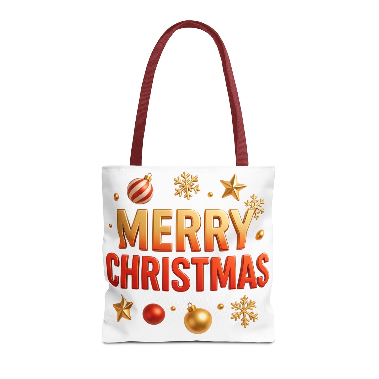 Christmas Tote Bag - Merry Christmas Holiday Shopper