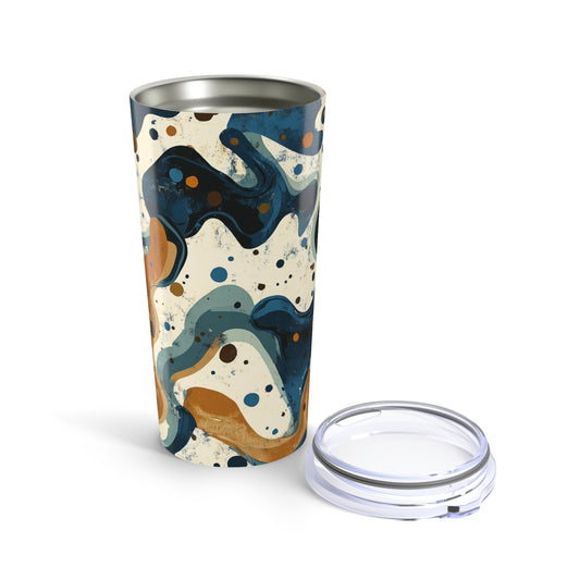 Abstract Art 20oz Tumbler, Stylish Coffee Travel Mug, Modern Drinkware, Trendy Gift for Her, Boho Kitchen Accessory