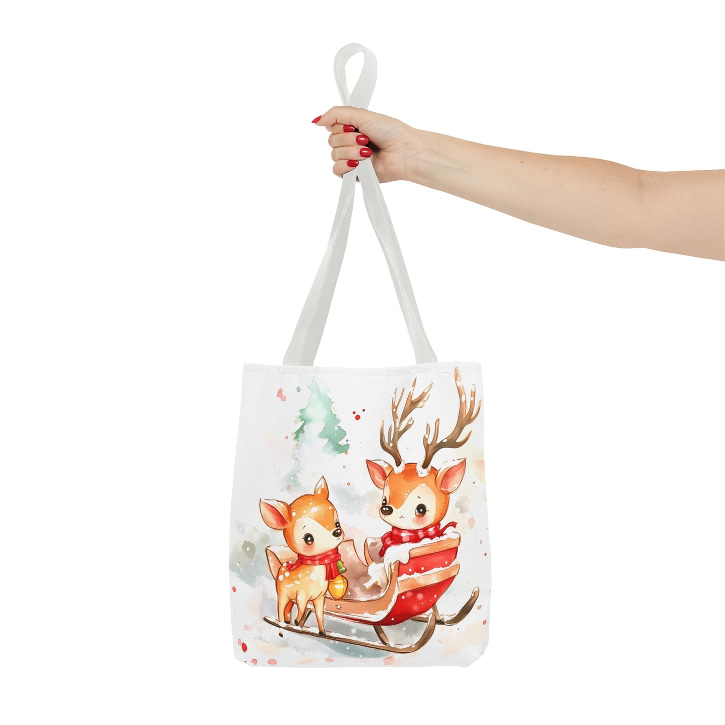Christmas Deer Tote Bag