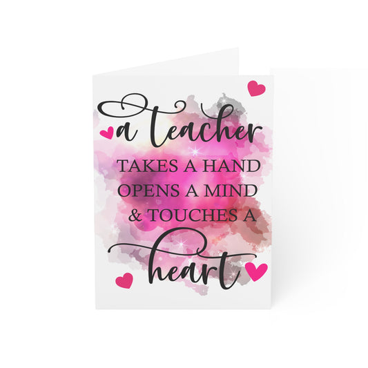 Teacher Appreciation Greeting Cards (Set of 1, 10, 30, 50) - Touching Notes for Educators, Back to School, Teacher's Day, Thank You, [...]