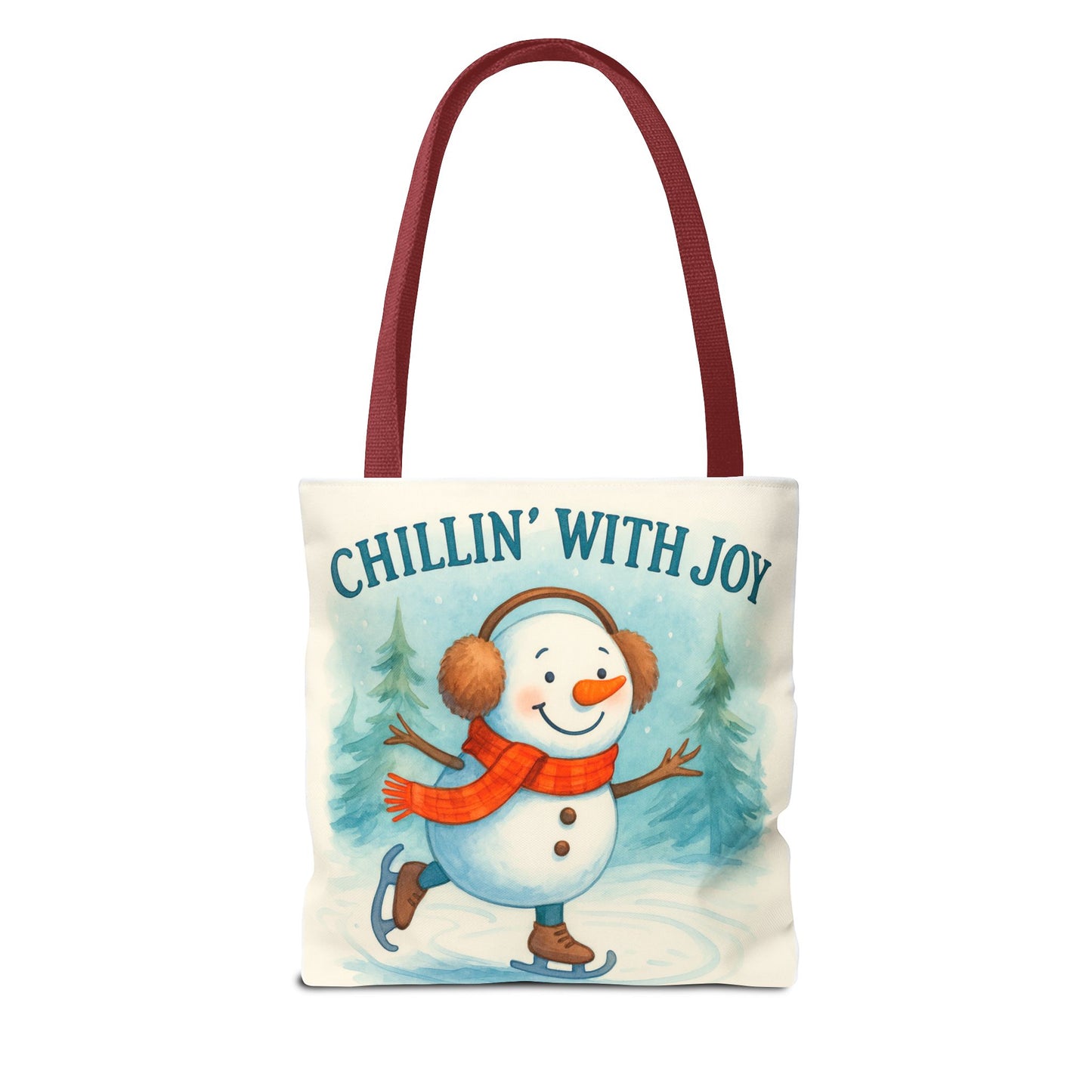 Chillin' With Joy Holiday Tote Bag