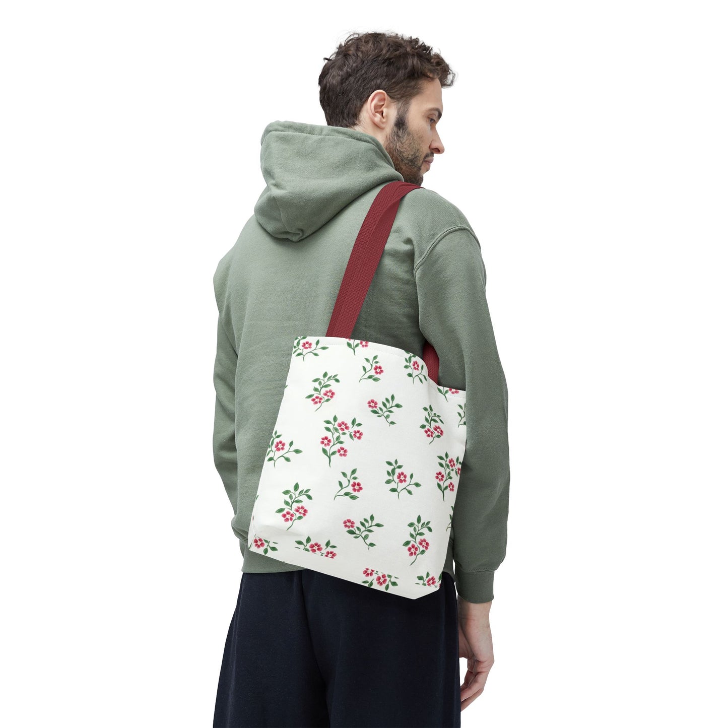Floral Print Tote Bag, Stylish Reusable Shopping Tote, Cute Picnic Bag, Summer Beach Accessory, Gift for Her