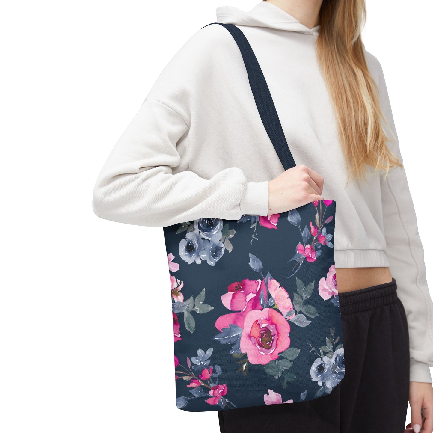 Floral Print Tote Bag, Stylish Carryall for Every Occasion, Eco-Friendly Shopping Bag, Travel Tote, Gift for Her