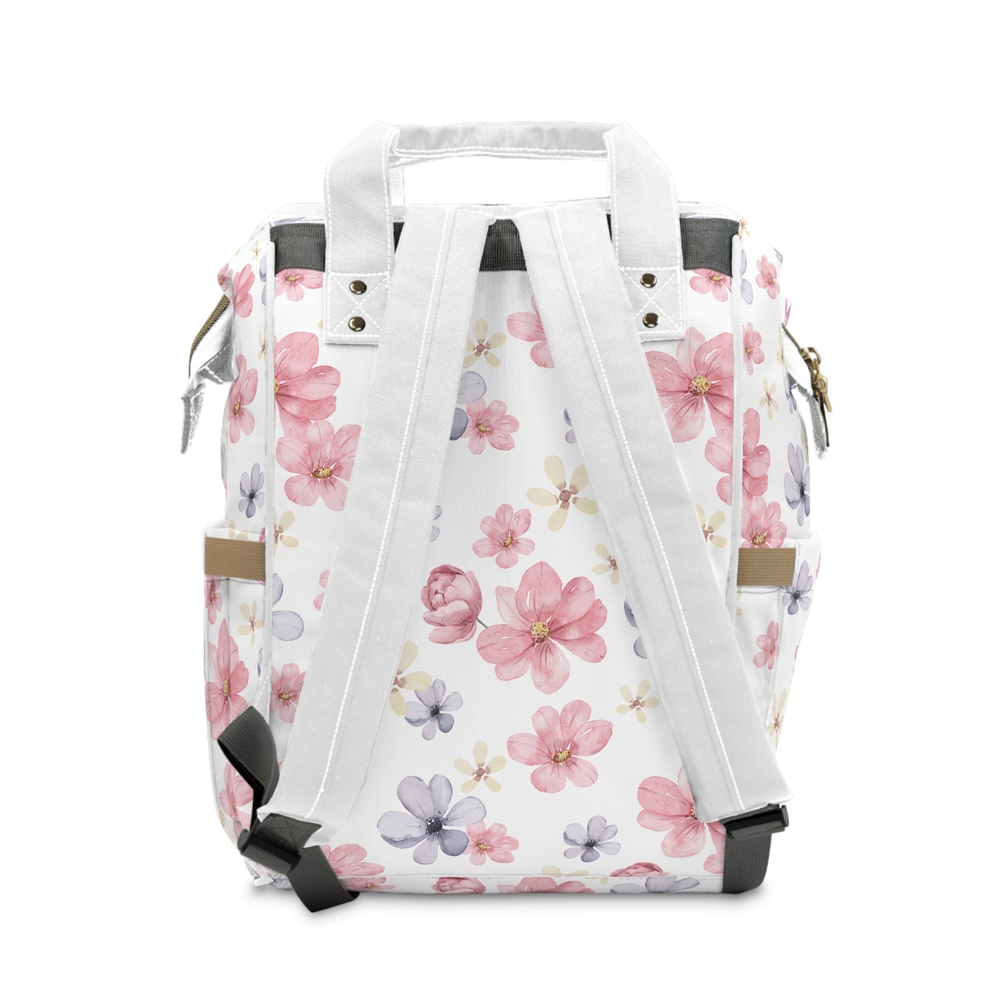 Floral Multifunctional Diaper Backpack - Stylish Baby Bag, Floral Baby Backpack, Mom Life Essentials, Travel Diaper Backpack, Baby [...]