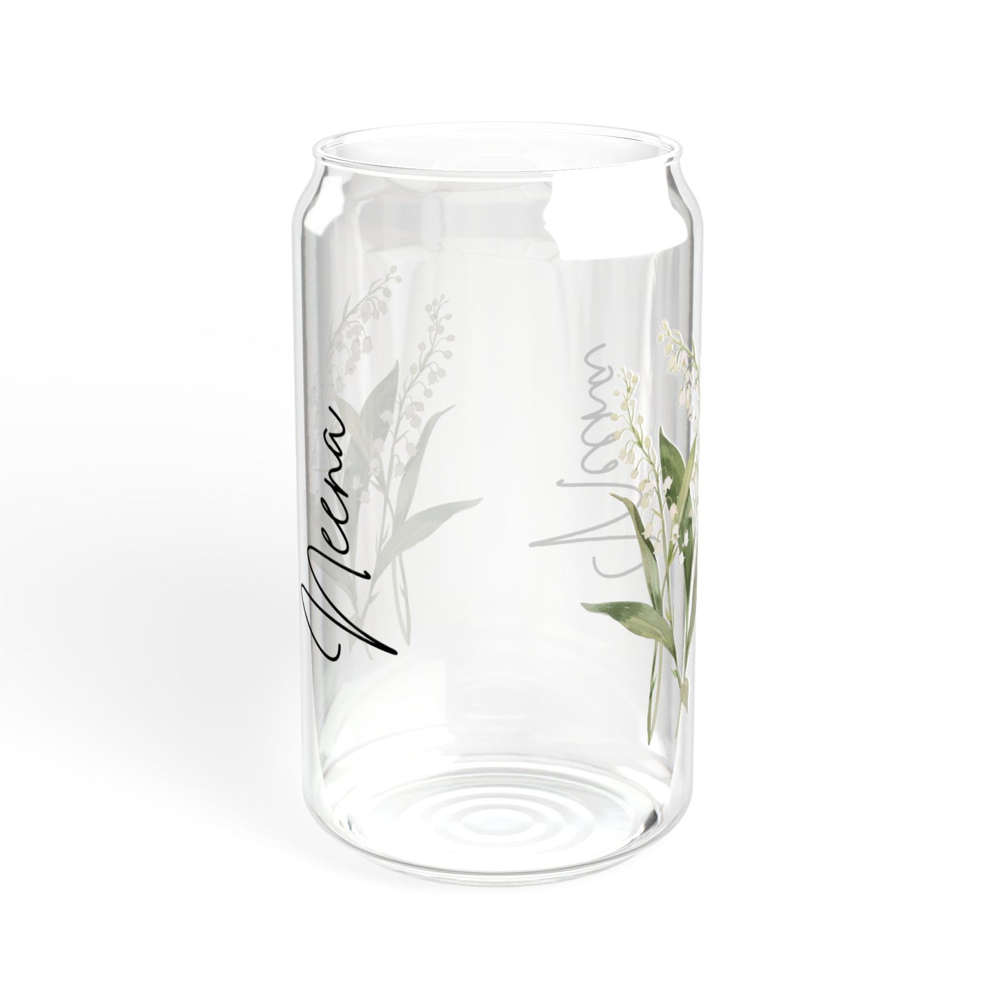 Stylish Sipper Glass with Floral Design, 16oz Glass Water Bottle, Eco-Friendly Beverage Container, Unique Gift for Nature Lovers, [...]