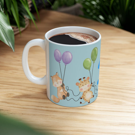 Birthday Animal-Themed Ceramic Mug - 11oz & 15oz
