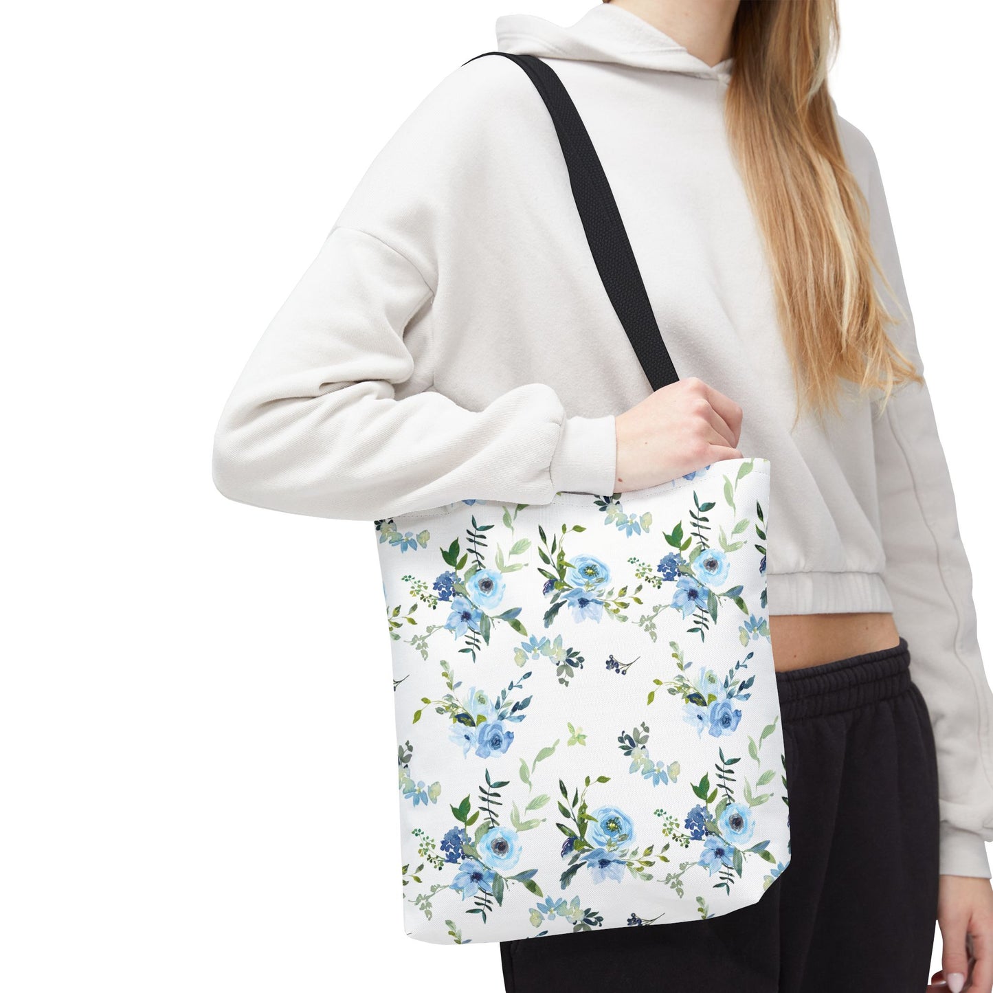 Floral Tote Bag, Stylish Reusable Bag, Eco-Friendly Shopping Tote, Beach Bag, Gift Bag for Her