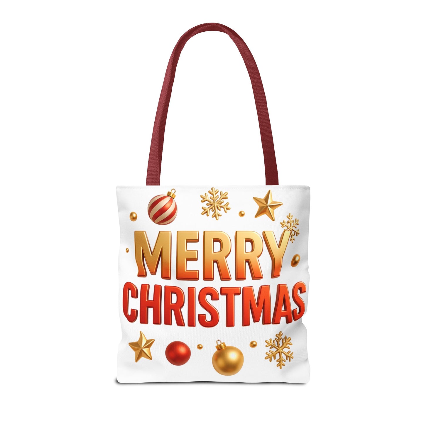 Christmas Tote Bag - Merry Christmas Holiday Shopper