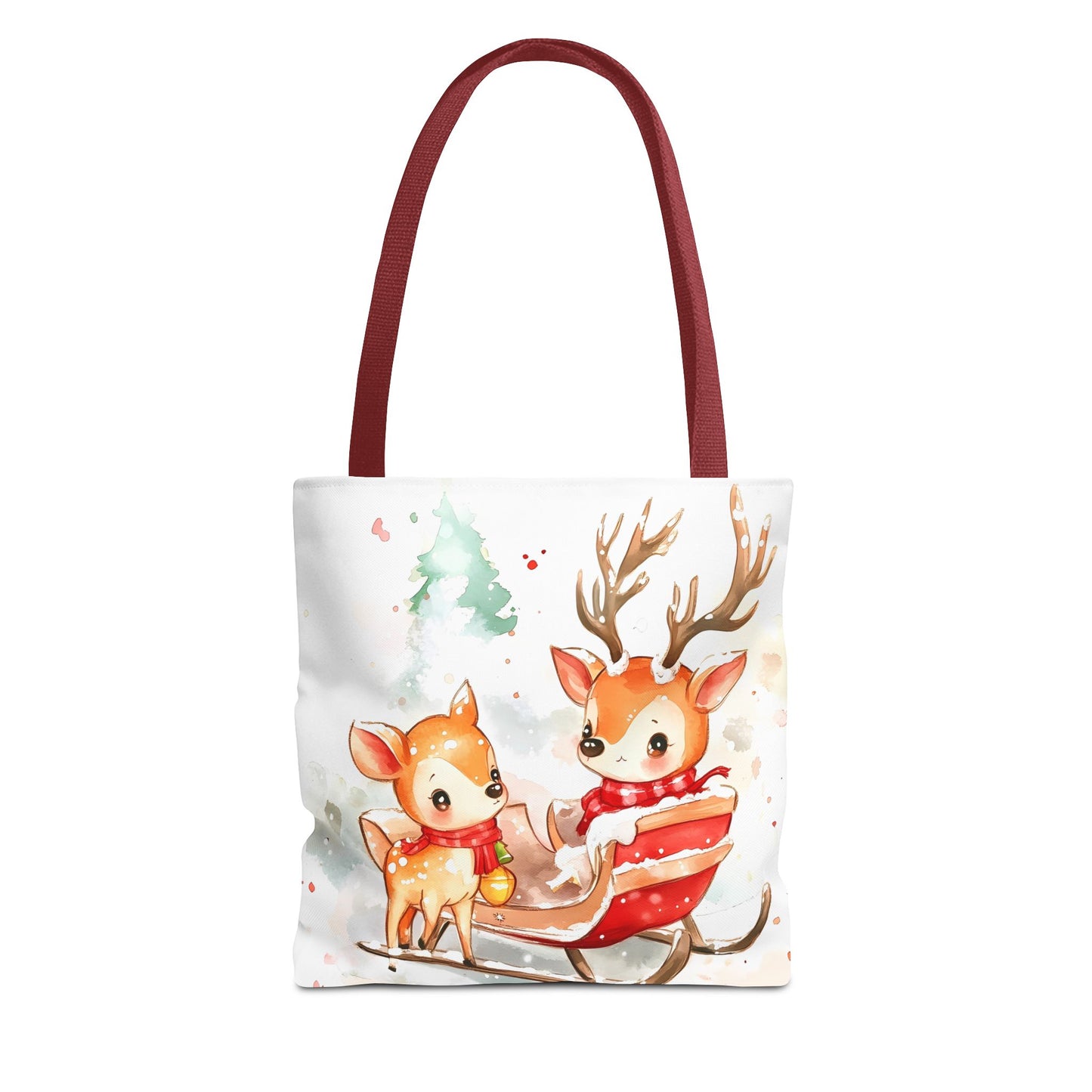 Christmas Deer Tote Bag