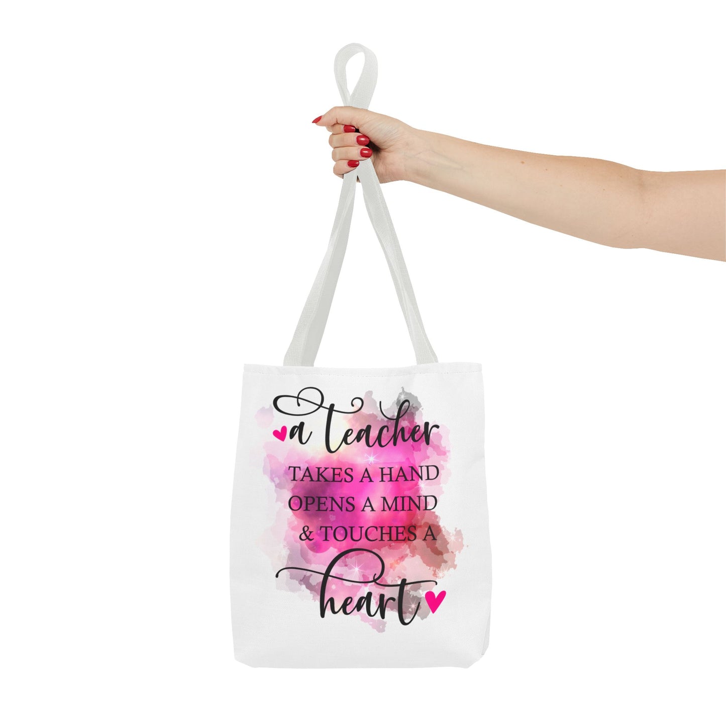 Heartfelt Teacher Tote Bag | Perfect Gift for Educators, Back to School, Teacher Appreciation, Sustainable Style