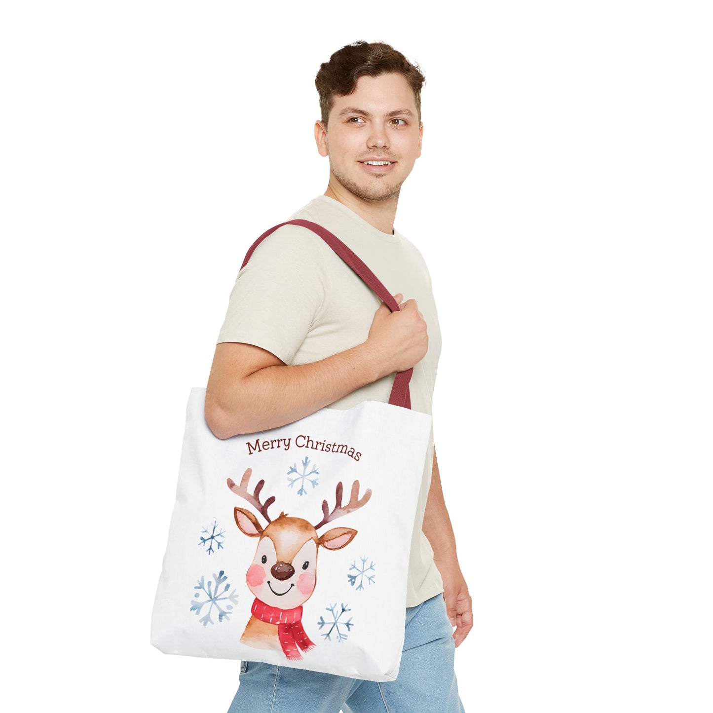 Reindeer Tote Bag for Holidays