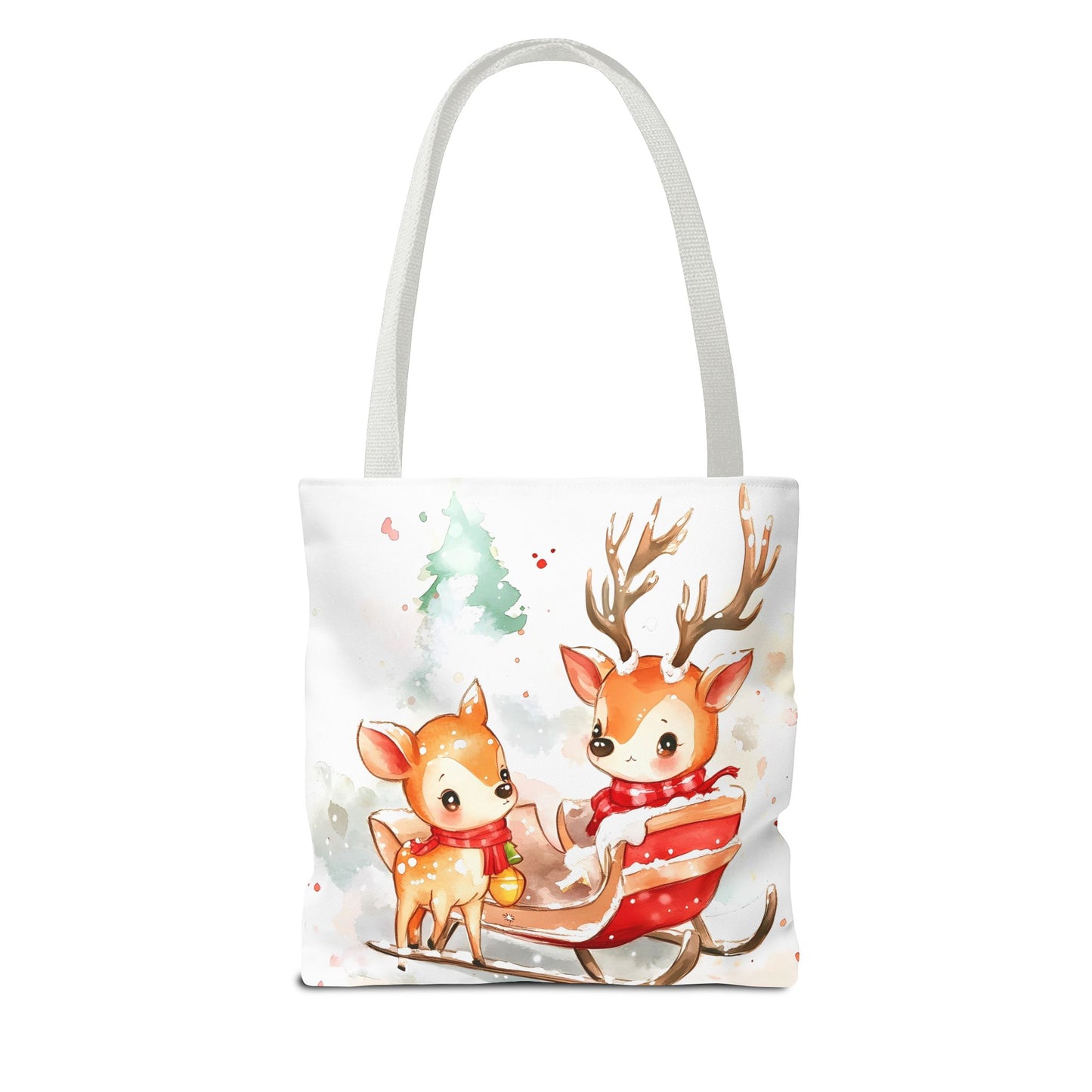 Christmas Deer Tote Bag