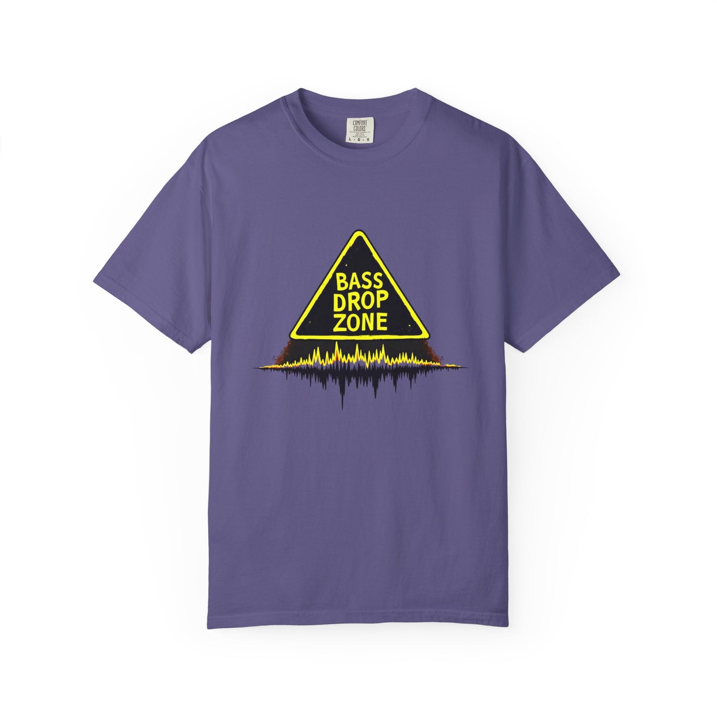 Bass Drop Zone Unisex T-Shirt, Music Lover Gift, Festival Apparel, Party Outfit, DJ Merchandise, Unique Graphic Tee