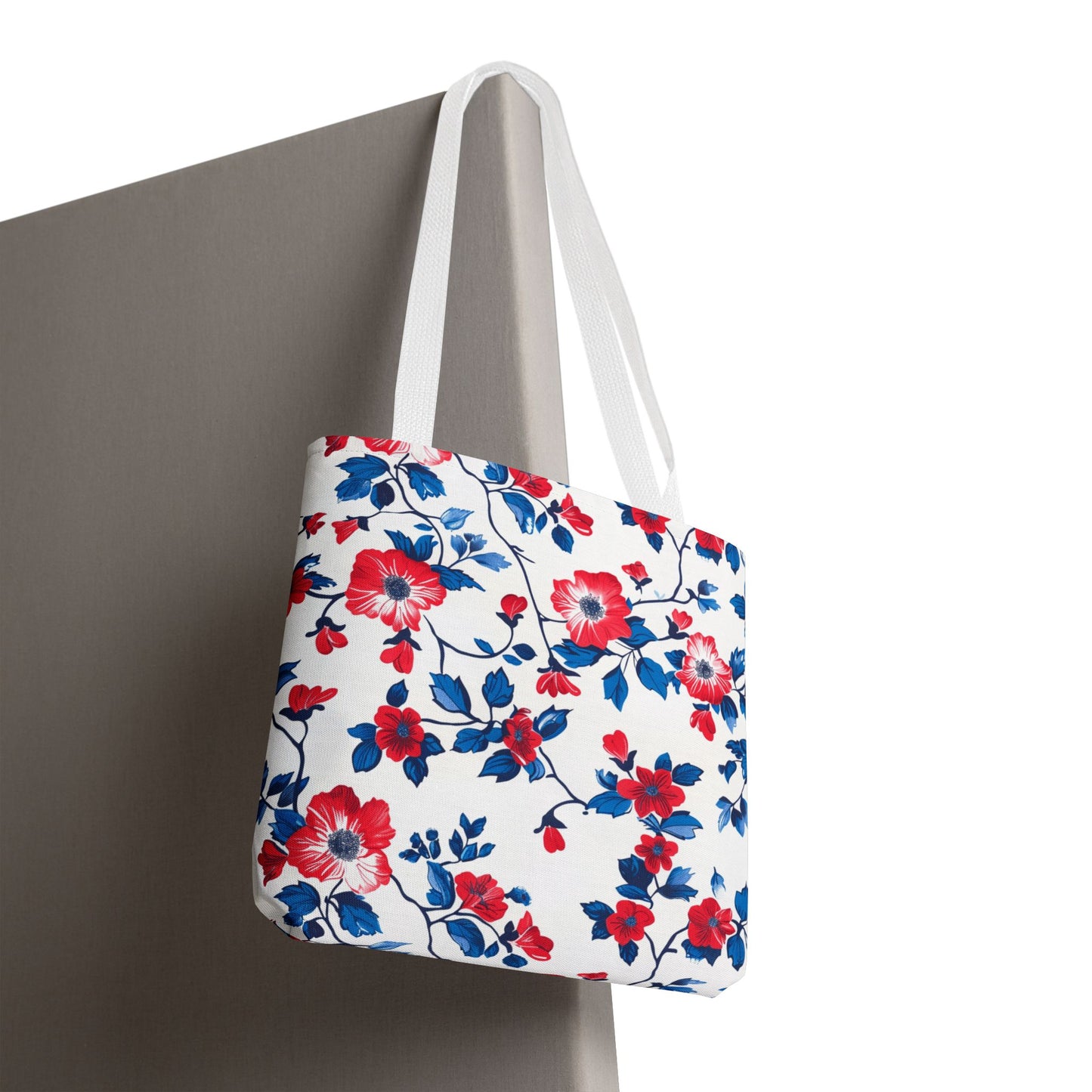 Floral Print Tote Bag, Perfect for Everyday Use, Shopping, Beach Days, Mother’s Day Gift, Eco-Friendly Carryall