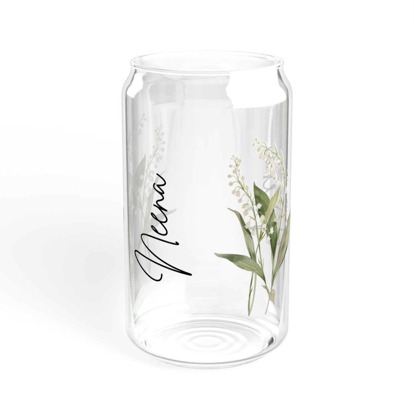 Stylish Sipper Glass with Floral Design, 16oz Glass Water Bottle, Eco-Friendly Beverage Container, Unique Gift for Nature Lovers, [...]