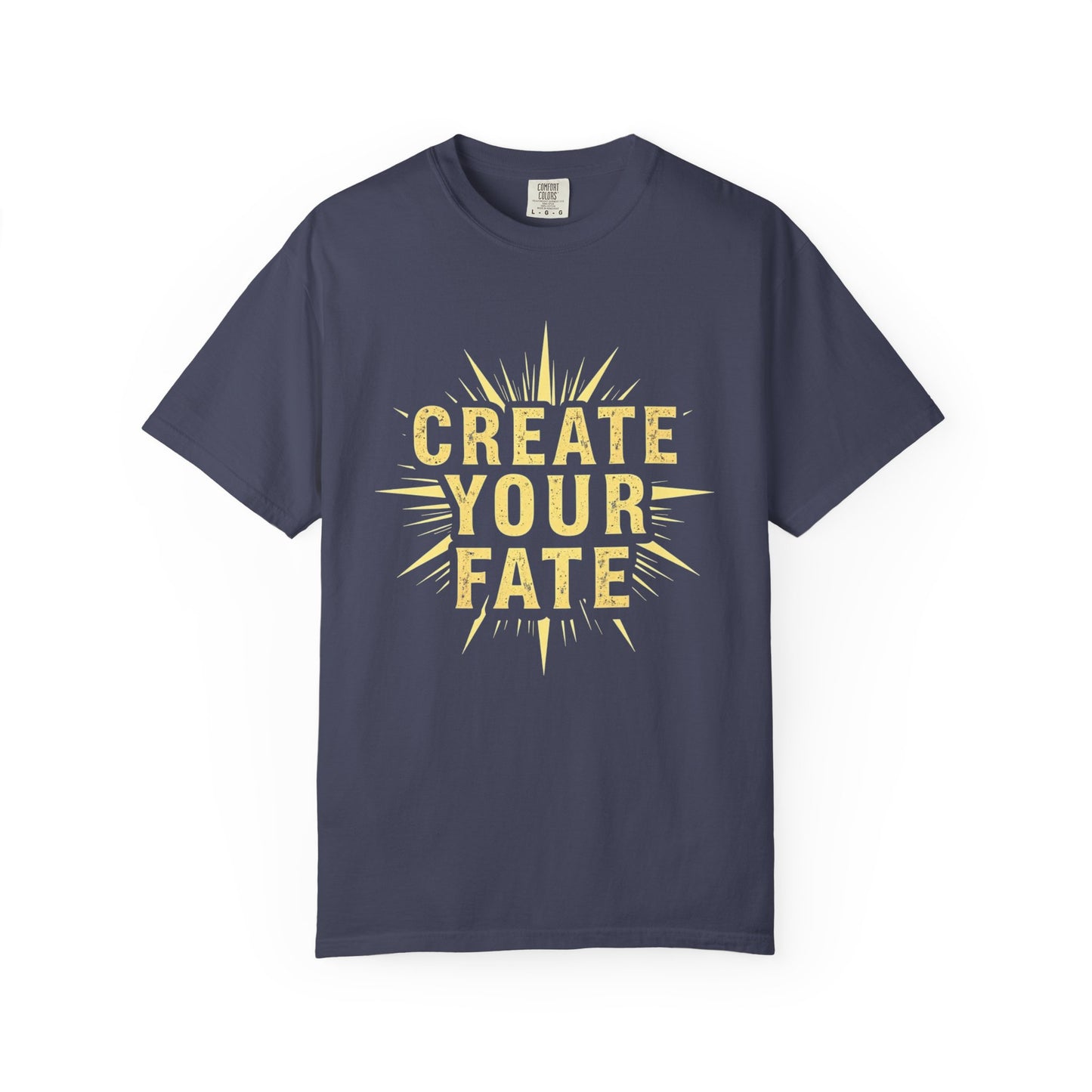 Unisex Garment-Dyed T-Shirt - 'Create Your Fate' Inspirational Tee, Motivational Shirt for Dreamers, Gift for Friends, Casual Wear, [...]