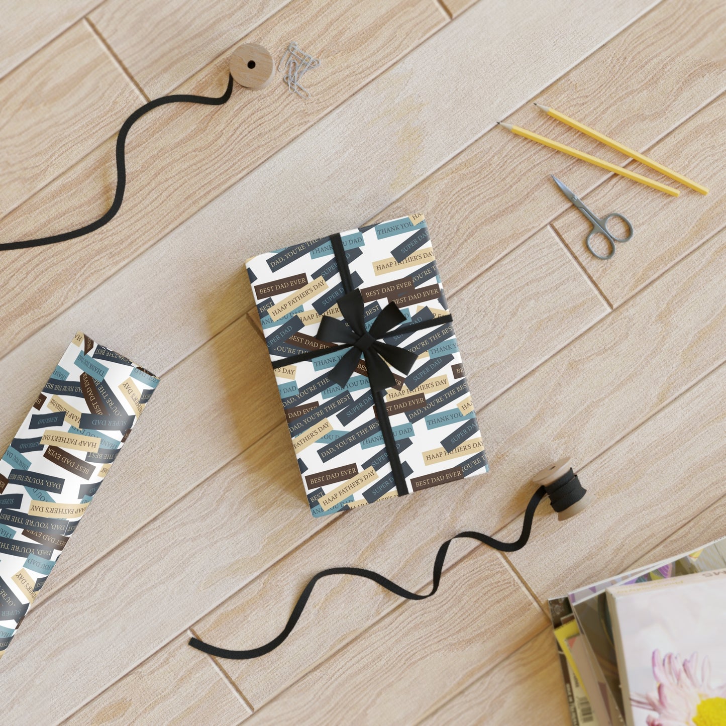 Stylish Gift Wrapping Paper Roll - Modern Geometric Design for All Occasions, Holiday Gift Wrap, Creative Packaging, Fun Gift Decor
