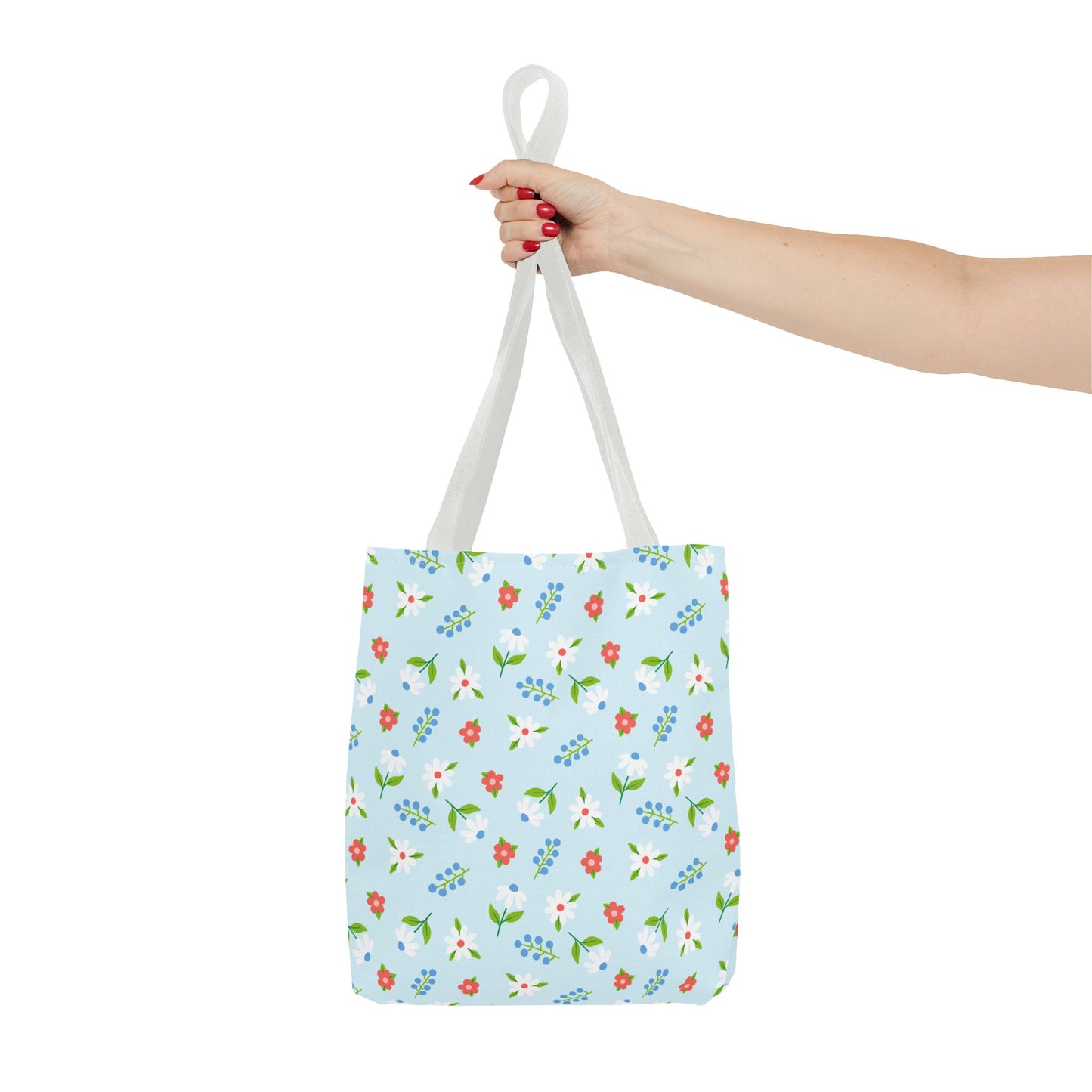 Floral Tote Bag, Spring Style, Eco-Friendly Shopping Bag, Gift for Her, Reusable Grocery Tote, Bright Floral Design