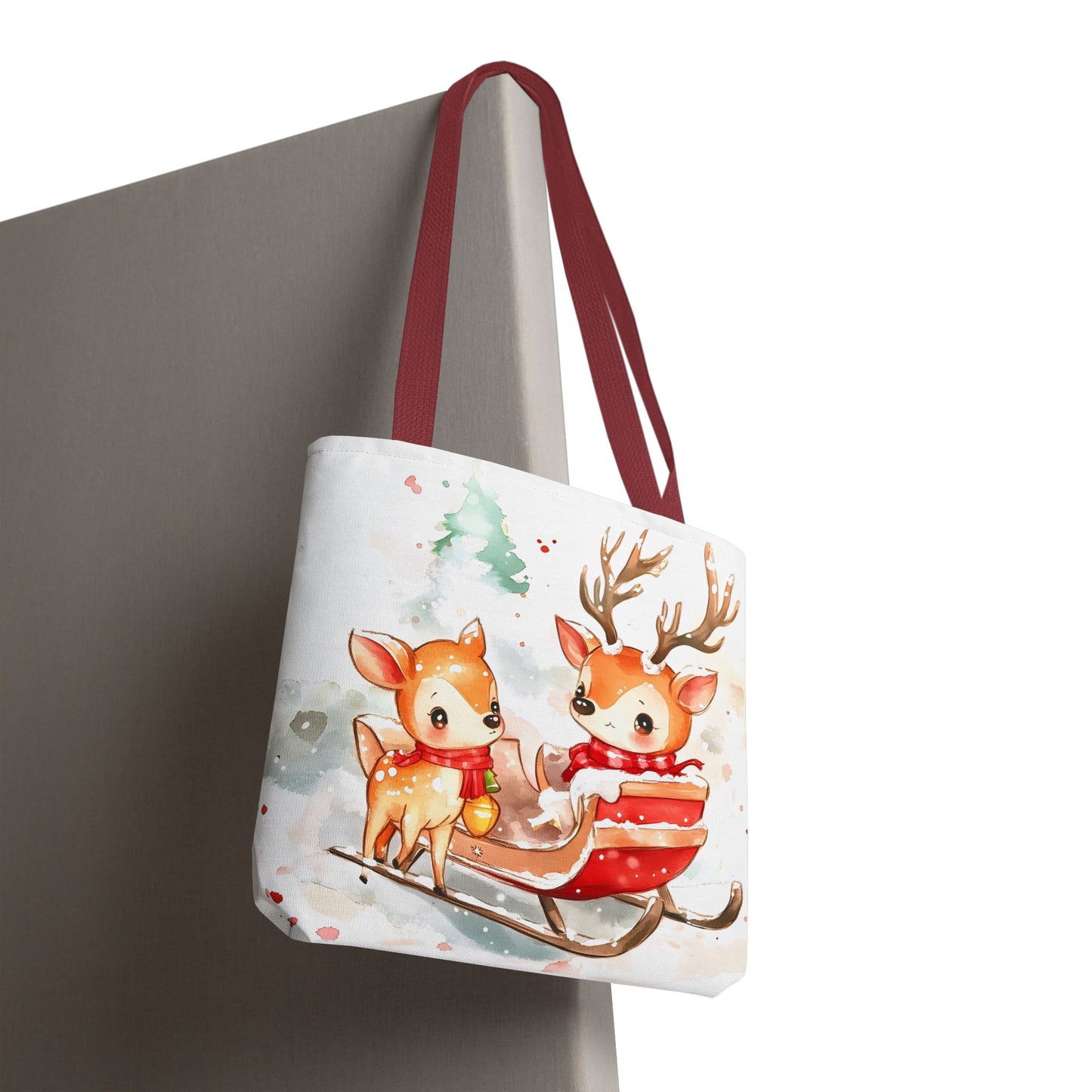 Christmas Deer Tote Bag