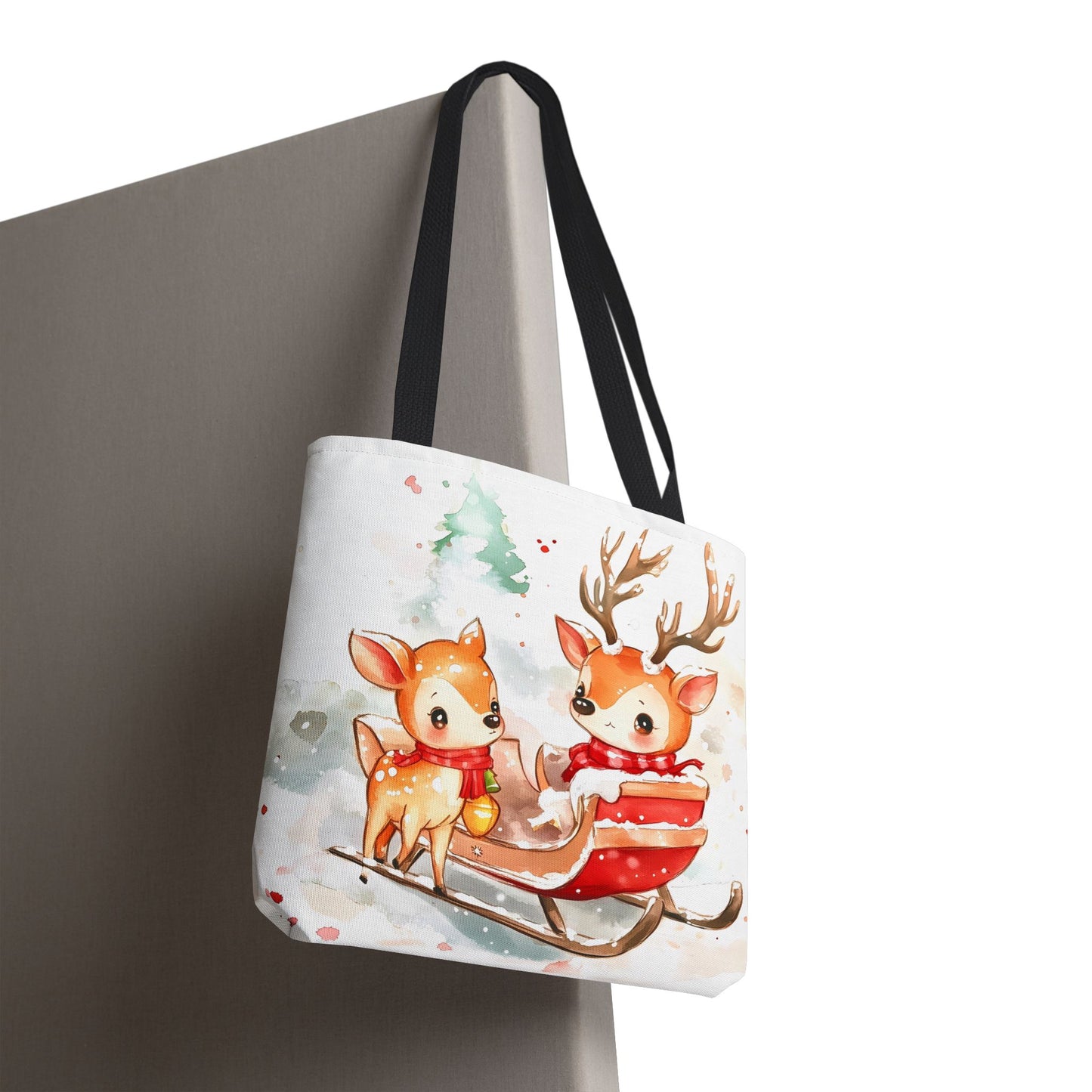 Christmas Deer Tote Bag
