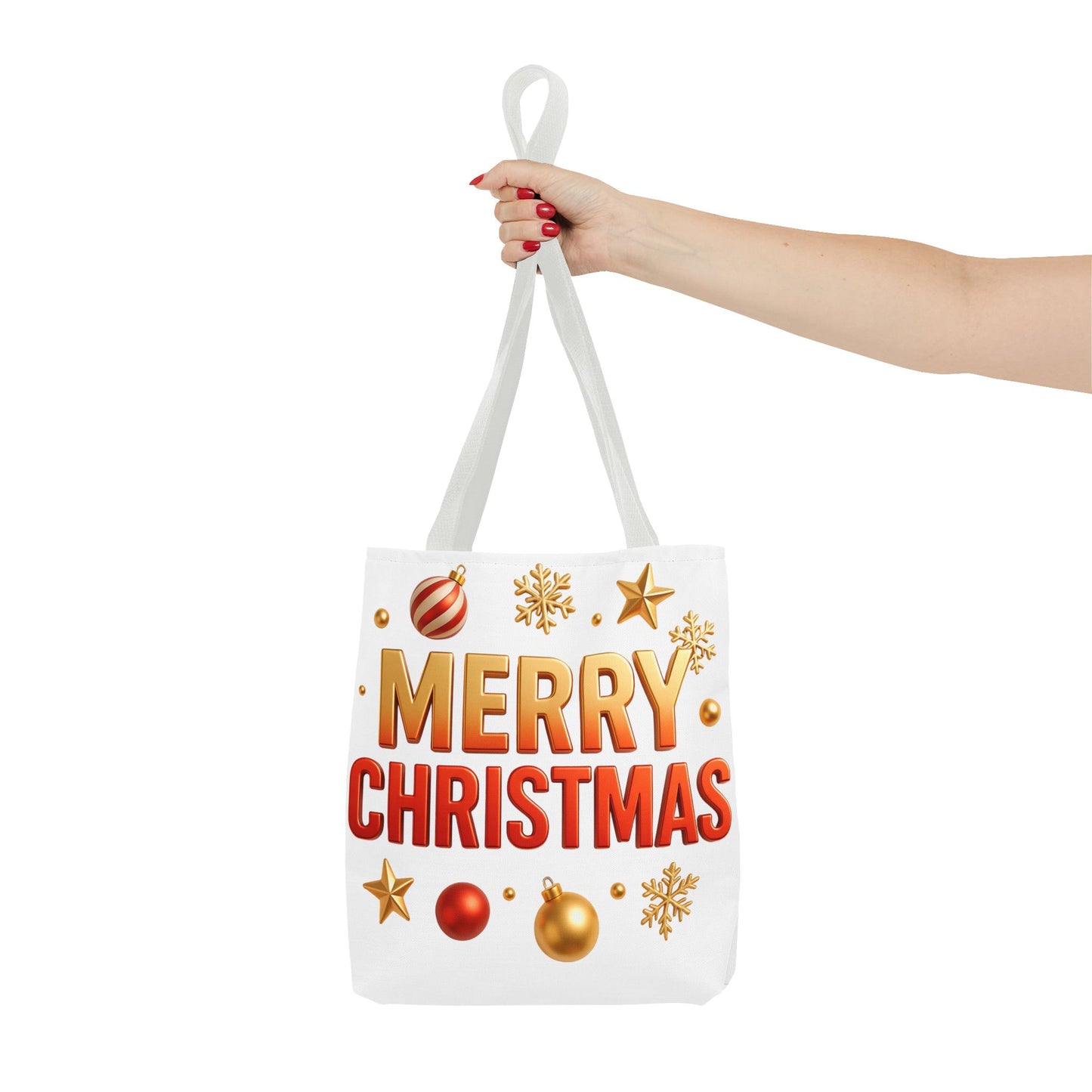Christmas Tote Bag - Merry Christmas Holiday Shopper