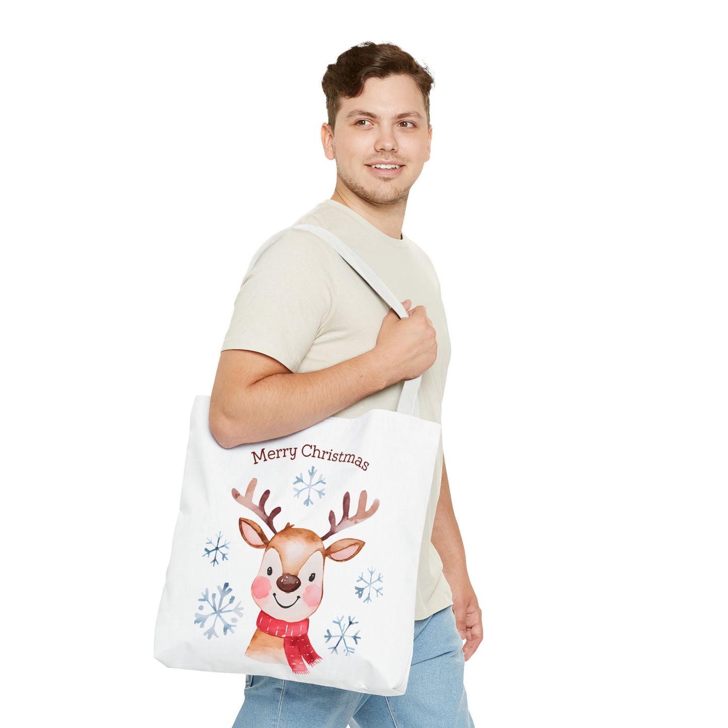 Reindeer Tote Bag for Holidays