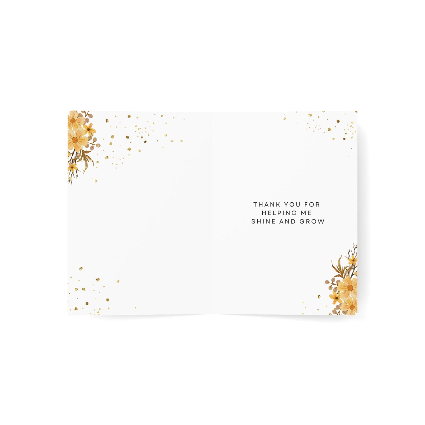 Teacher Appreciation Greeting Cards Set - Thank You Cards for Educators, Classroom Gifts, Thank You Notes, Floral Design, Stationery, [...]