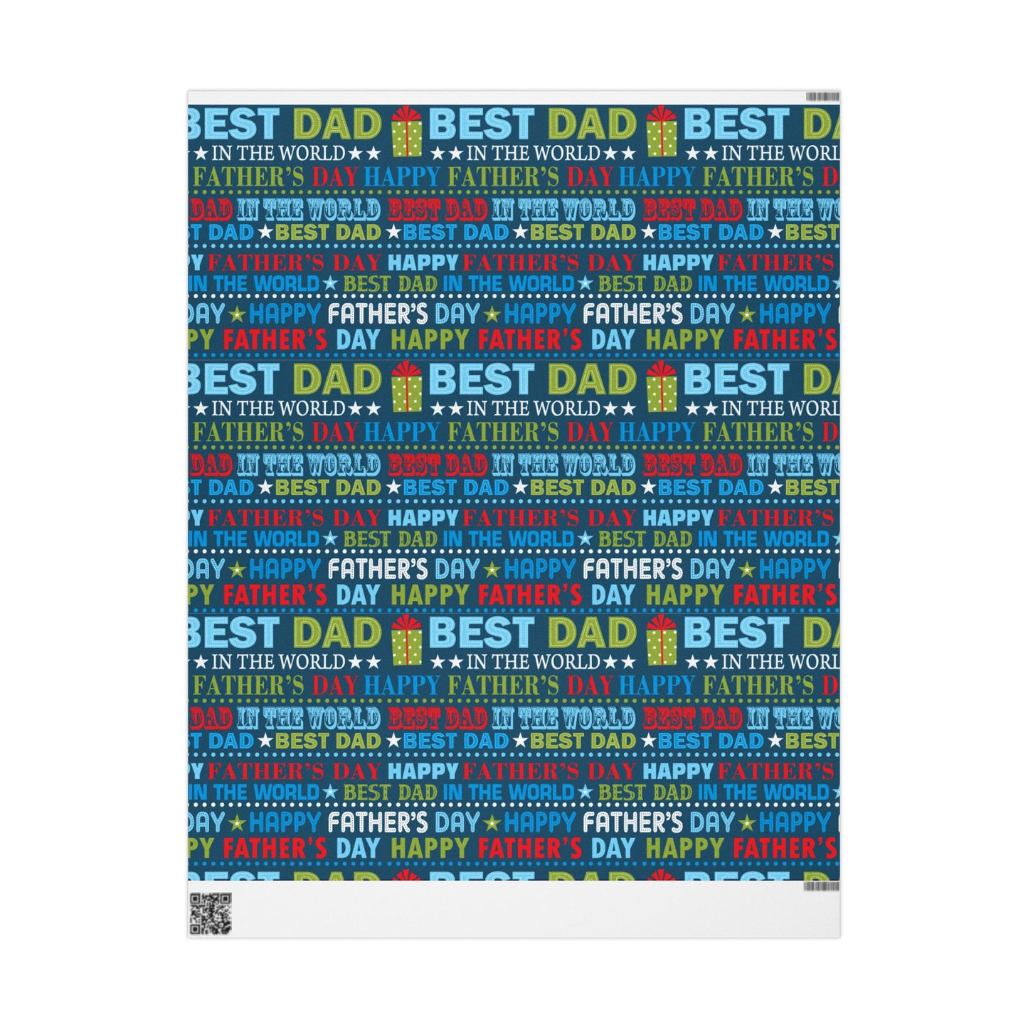 Father's Day Wrapping Paper, Festive Gift Wrap for Dads, Birthday Wrapping Paper, Best Dad Gift Wrap, Male Birthday Celebration