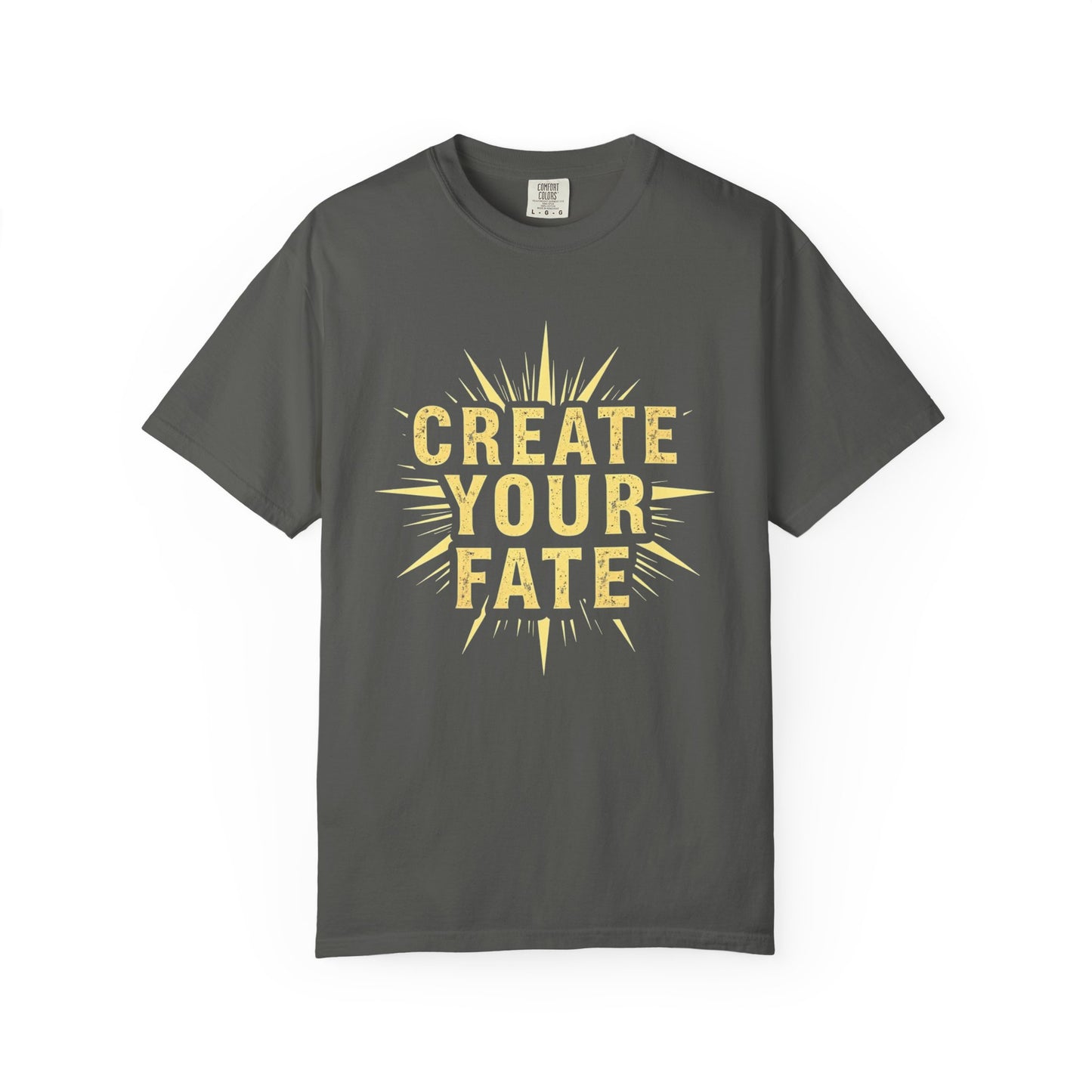 Unisex Garment-Dyed T-Shirt - 'Create Your Fate' Inspirational Tee, Motivational Shirt for Dreamers, Gift for Friends, Casual Wear, [...]